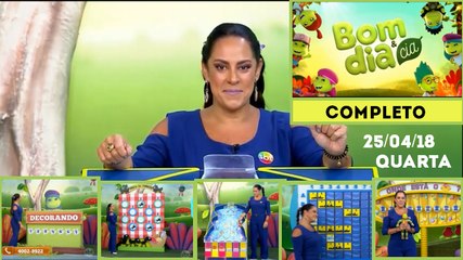 Bom Dia e Cia (Completo) (25/04/2018) | SBT