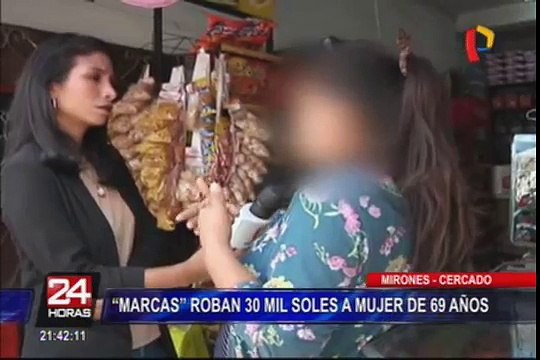 Cercado de Lima: sujetos dejan herida a mujer tras robarle 30 mil soles