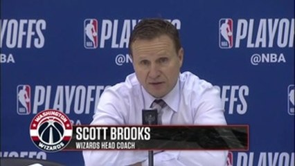 Coach Brooks #WizRaptors Game 6 Podium - 4/27/18