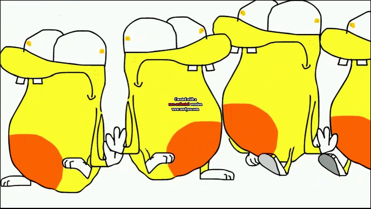 A Bunch of Mr. Guys -in- 'Too Many Walk Cycles' - N.T.'s Crew Cartoons for Kids