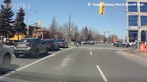 Toronto Van Attack: New dash cam video shows van narrowly missing pedestrians
