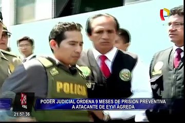 Dictan 9 meses de prisión preventiva contra victimario de Eyvi Ágreda