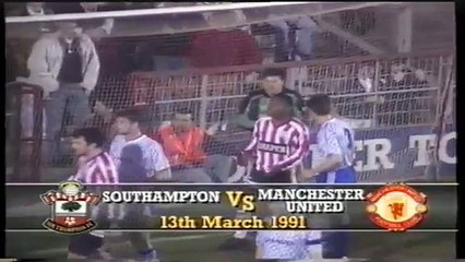 Southampton - Manchester United 13-03-1991 Division One