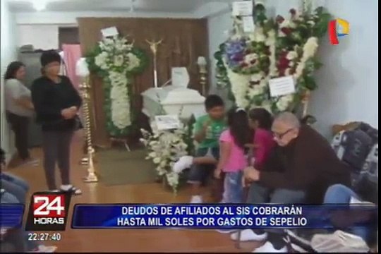 Deudos de afiliados al SIS cobrarán hasta mil soles por gastos de sepelio