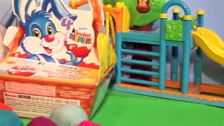 Dora The Explorer with Kinder Eggs and Play Doh Surprise Eggs for Easter