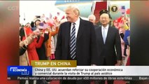 China y EE. UU. acuerdan reforzar su cooperación económica durante visita de Trump al país asiático