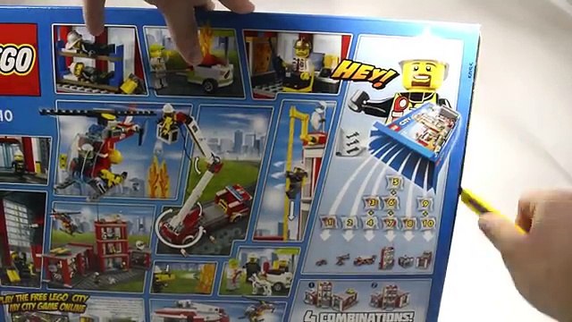 Lego City 60110 Fire Station - Lego Speed Build