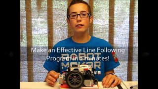 How to Make an Effective EV3 Line Follower in 2 Minutes!