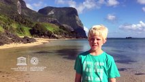 Lachlan #MyOceanPledge Lord Howe Island Group World Heritage marine site