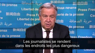 Message d'António Guterres à l'occasion de la Journée mondiale de la liberté de la presse 2017