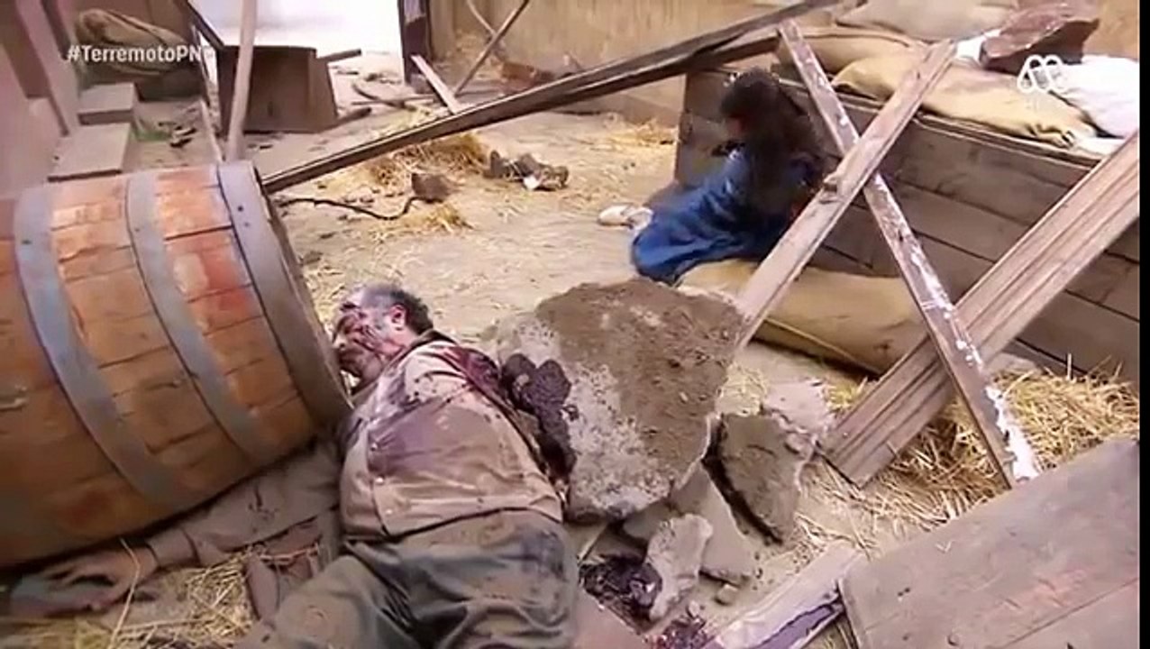 Perdona nuestros pecados escena del terremoto