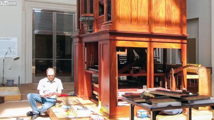 Timelapse de la restauration d'un orgue de 1830