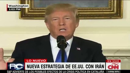 Ultimo minuto EEUU, TRUMP ANUNCIA NUEVA ESTRATEGIA  ANALISIS 13 10 2017