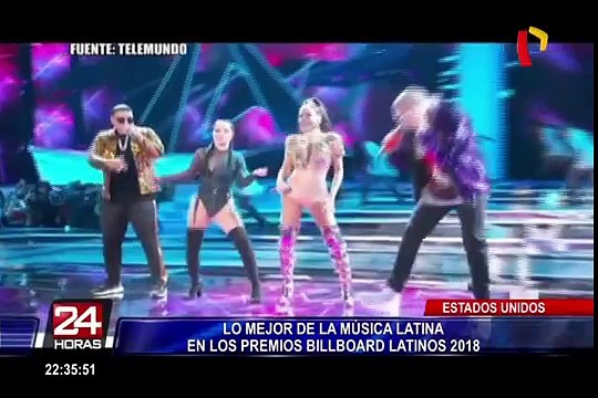 Lo mejor de la música latina en los premios Billboard Latinos 2018