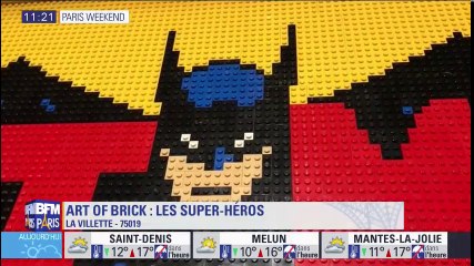 On a visité "Art of brick", les super-héros en mode Légo à la Villette