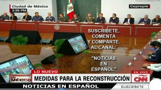 Ultimo minuto MEXICO, PRESIDENTE PEÑA NIETO INFORMA AL PAIS 04/10/2017
