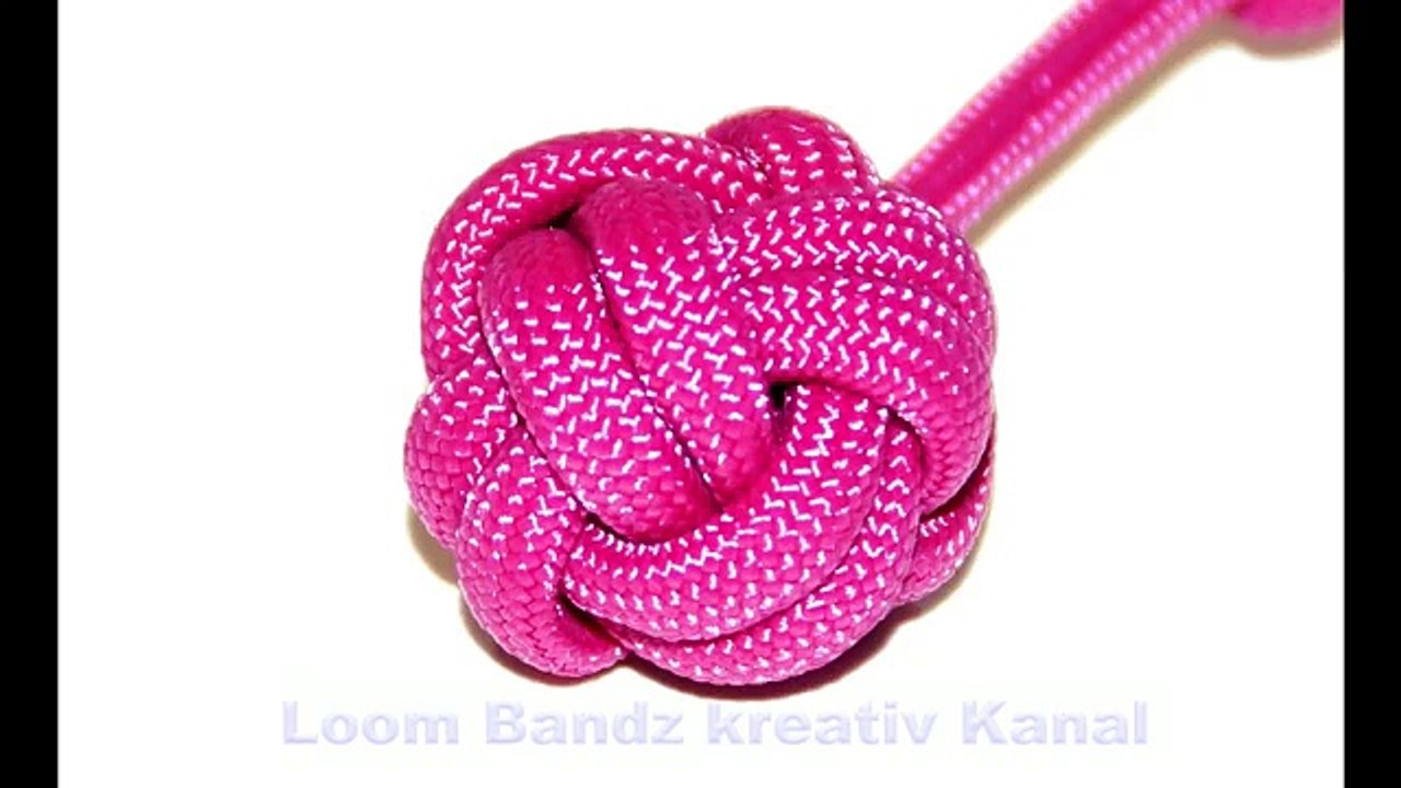 Paracord Ball knüpfen, Anleitung auch für Anfänger, deutsch