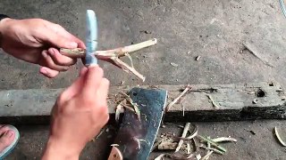 How to make a Slingshot ​ | Popular for children in Cambodia