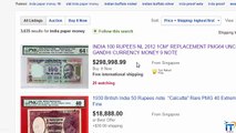 One Rupee Note/Coin Can Make You a Crorepati in Hindi|Old One Rupee Note Sell on Ebay in Price Value