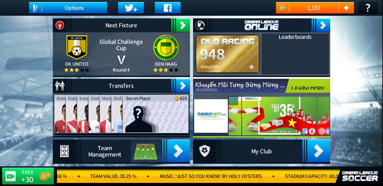 Dream League 2018 IOS Android - Season 1 - Game 12