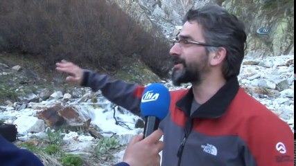 Uludağ'ın Zirvesinden Akan Küreklidere Şelelesi Havdan Görüntülendi