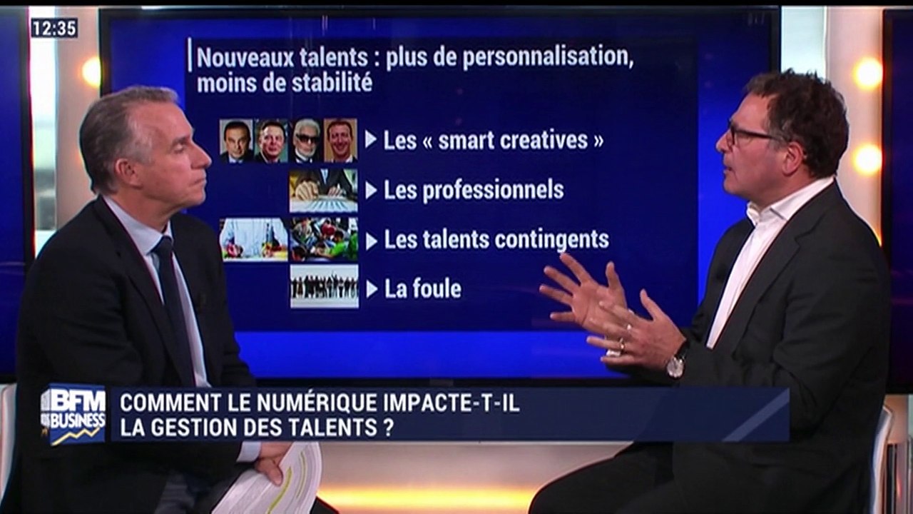 BFM Stratégie: (Cours 23) Comment le numérique impacte-t-il la gestion des talents ? - 28/04