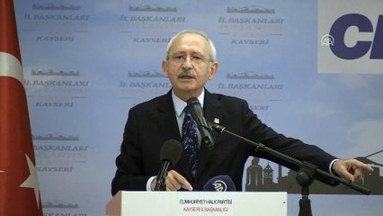 Kılıçdaroğlu: 'Şimdi yeniden bir askeri vesayeti getirmek istiyorlar' - KAYSERİ