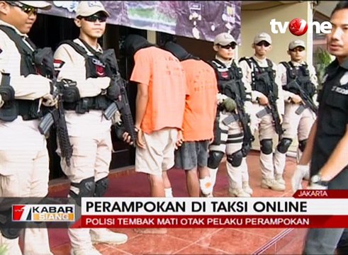 Detik - Detik Penangkapan Pelaku Perampokan Taksi Online