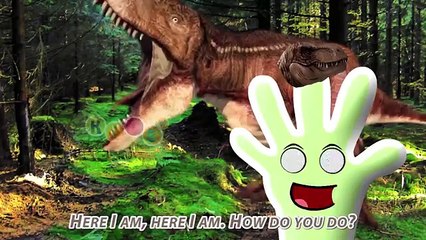 3D Dinosaurus Water Animation Finger Family Nursery Rhymes by KidsW