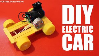 How to make a battery powered car - DIY electric car
