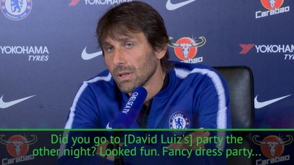 'I don't like parties' - Conte on David Luiz's birthday bash