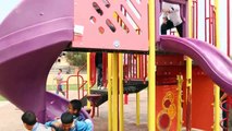 #ليبيا_الآن | #فيديو | إفتتحت بلدية #صبراتة حديقة السلام  في وسط المدينة، والتي تضم ألعابًا للأطفال ومساحات خضراء ومقاعد العامة تتوسطها نافورة مياه. وتم تسليم ا