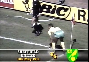 Sheffield United - Norwich City 11-05-1991 Division One