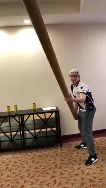 What is he doing?!