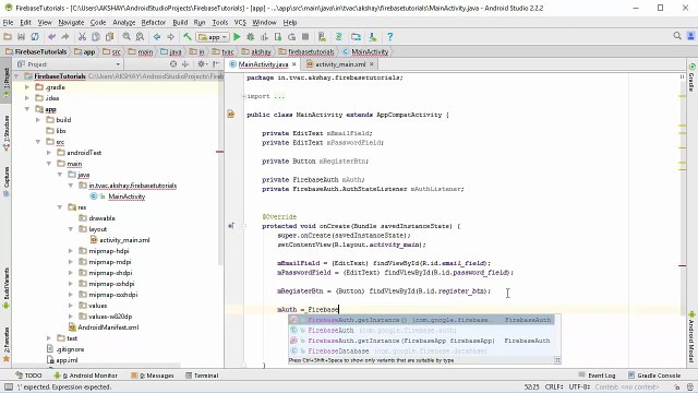 Auth State Listener - Android Firebase Tutorial - Full Backend Course (Part - 16)