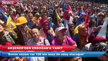 Meral Akşener’den Erdoğan’a yanıt