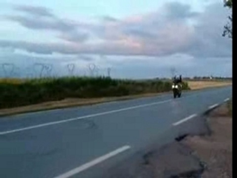 Kawasaki Ninja 636 Zx-6Rsr Stunt Burn Weeling Stoppie