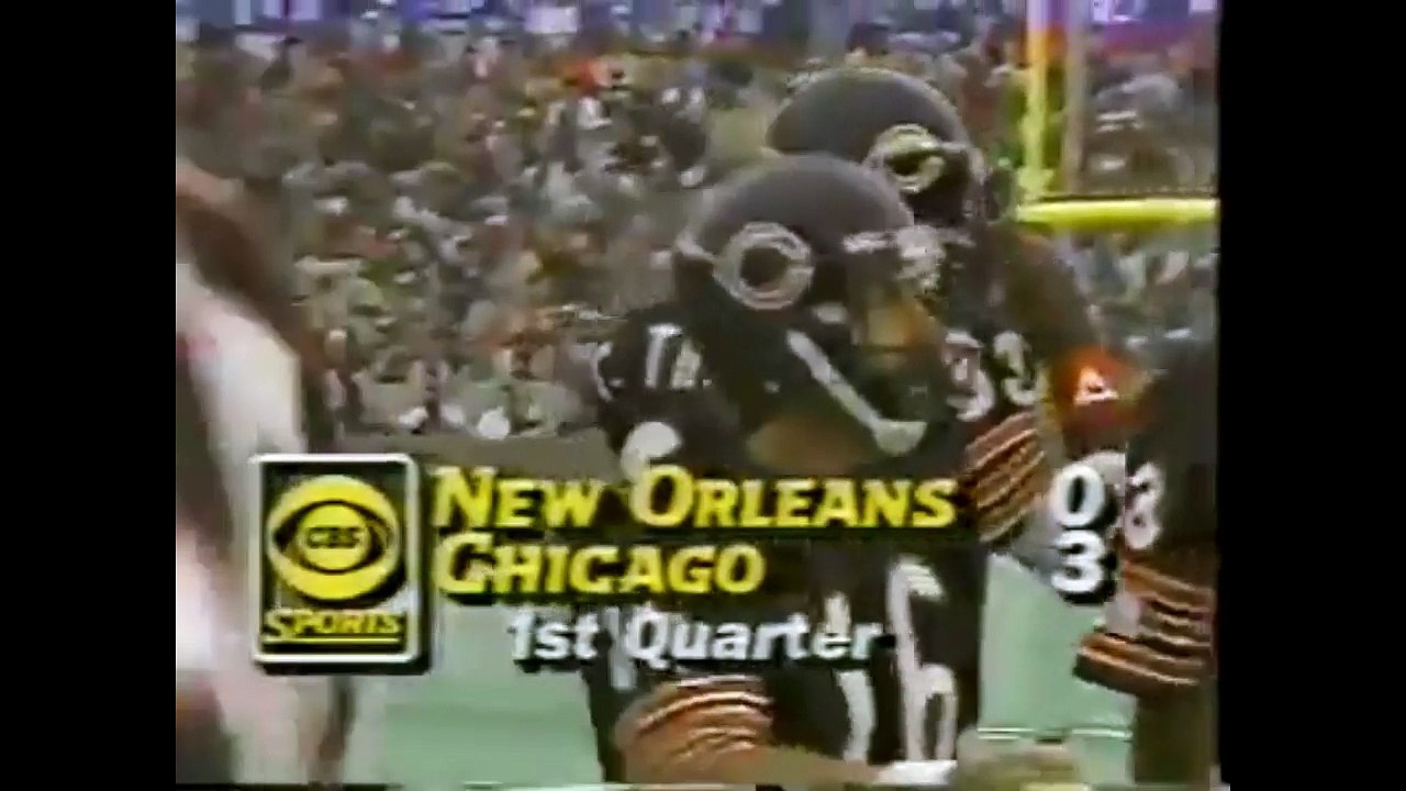 1984-10-07 New Orleans Saints vs Chicago Bears