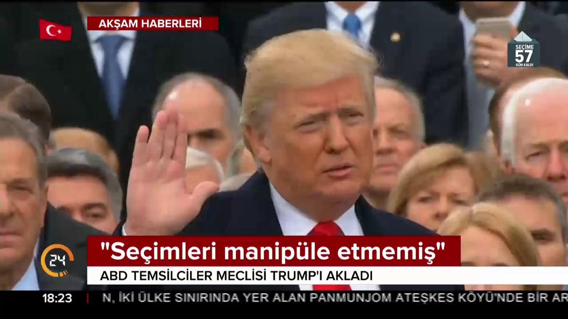 Trump aklandı