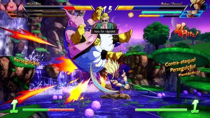 DRAGON BALL FighterZ: Time Boo vs Super Saiyajin