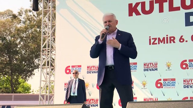 Başbakan Yıldırım: 'Sizler olduğunuz sürece hiçbir kuvvet ve şer odağı bu millete zincir vuramaz' - İZMİR