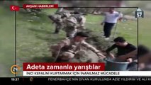 Adeta zamanla yarıştılar