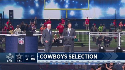 Gil Brandt announces Cowboys select Dorance Armstrong Jr. No. 116 in 2018 NFL Draft