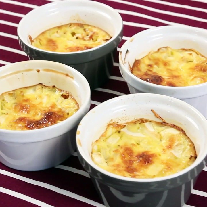 Un flan de courgettes minceur par Cookin' Movie, parfait pour un repas gourmand et léger !