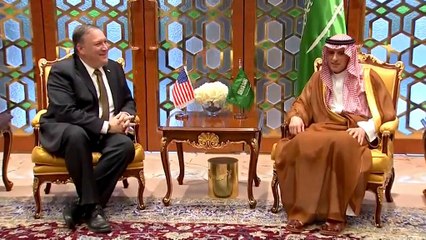 Pompeo Orta Doğu'daki ilk ziyareti için Suudi Arabistan'da
