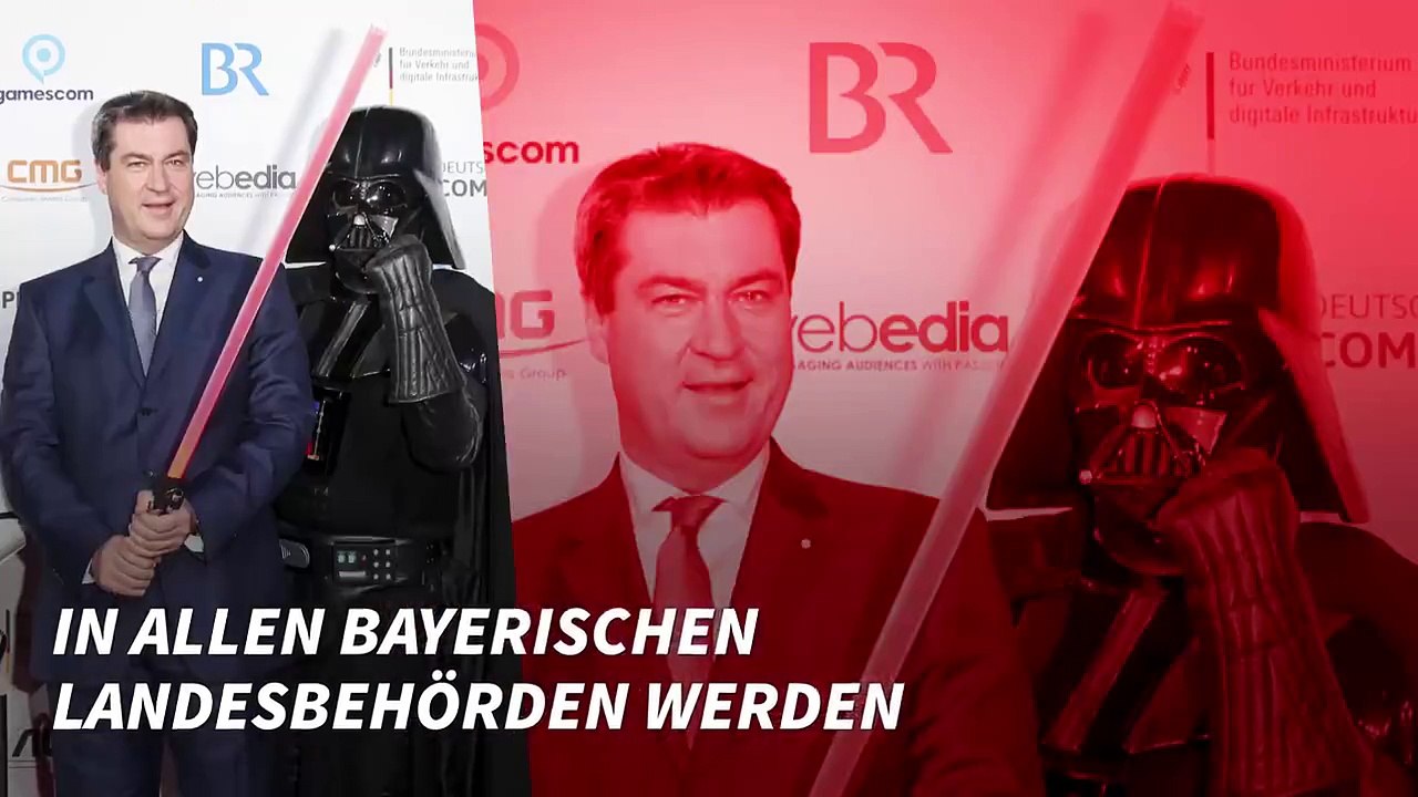 Kreuze sollen bald in Bayerns Behörden hängen. Ministerpräsident Söder erntet dafür Kritik und Spott auf Twitter.