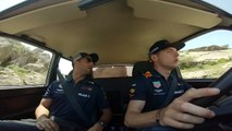 The Land of the Bulls! | Daniel Ricciardo and Max Verstappen take it off track in Azerbaijan