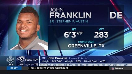 Rams select John Franklin-Myers No. 135 in the 2018 NFL Draft