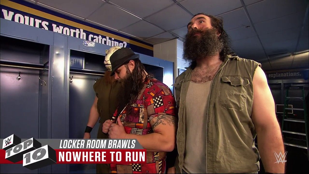 Wildest locker room brawls:  WWE Top 10