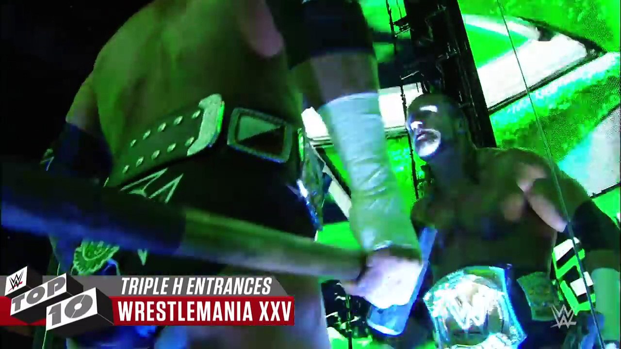 Triple H s grandest WrestleMania entrances: WWE Top 10